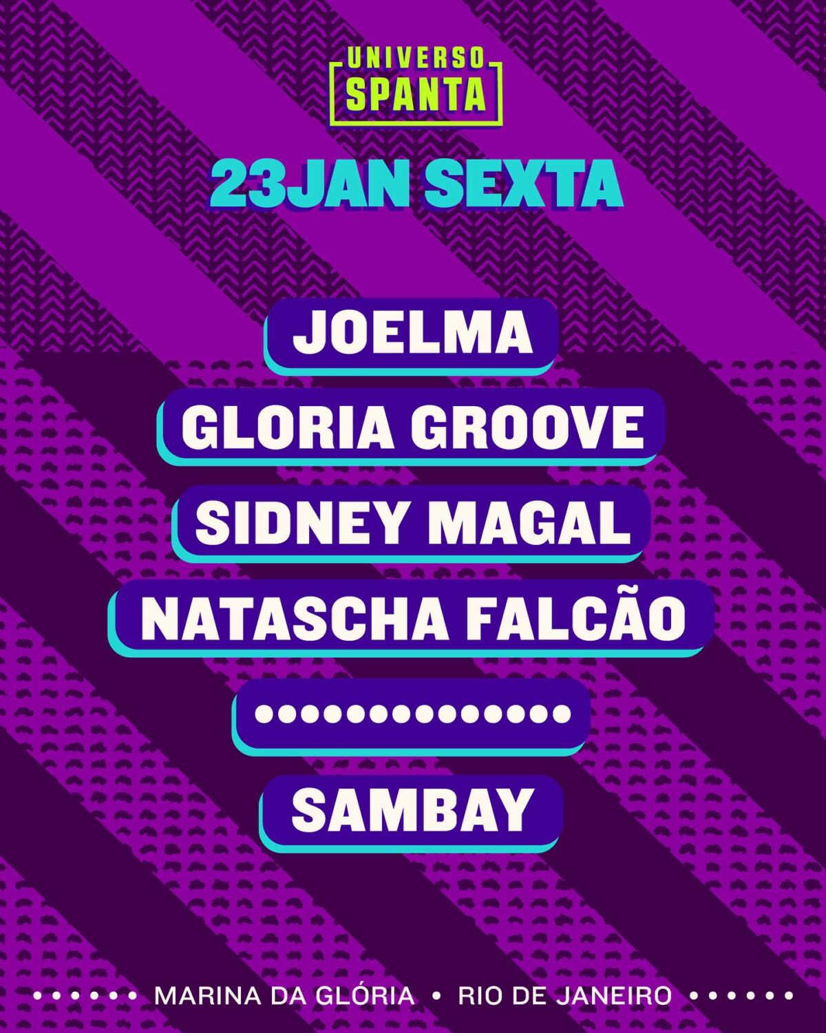 Universo Spanta 2026 revela line-up por dia com grandes nomes da música ...