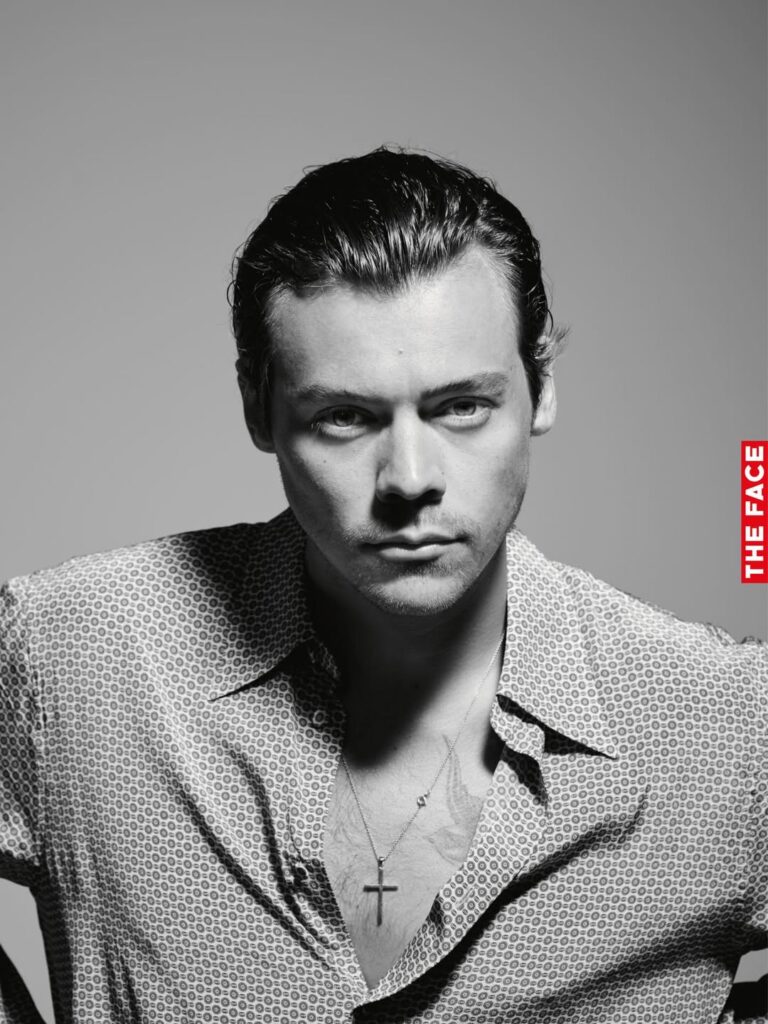 Harry styles em Sessão de fotos para a the face magazine