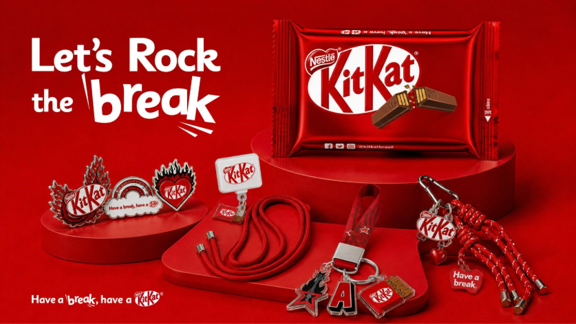 KitKat apresenta brindes exclusivos para o Rock in Rio 2026
