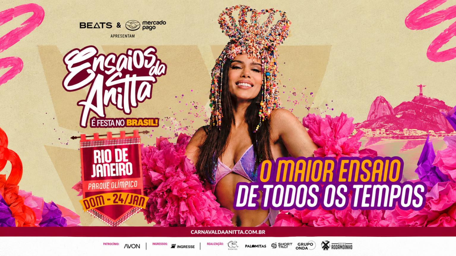 Ensaios da Anitta: Rio de Janeiro receberá a maior edição de todos os tempos