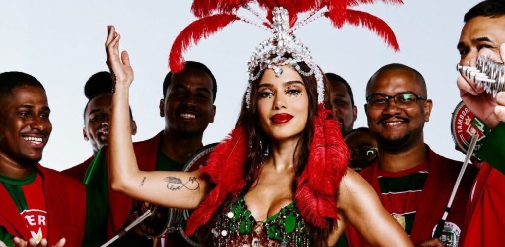 Anitta assume o posto de rainha de bateria da Grande Rio para o Carnaval 2027