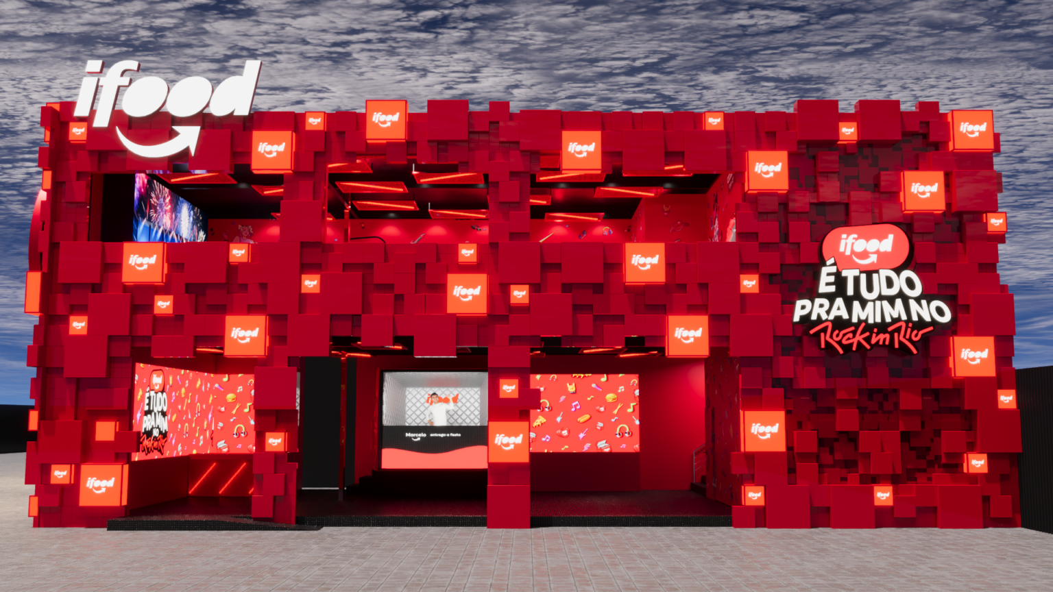 iFood lança ‘Animômetro’ e transforma estande em pista de dança interativa no Rock in Rio 2026