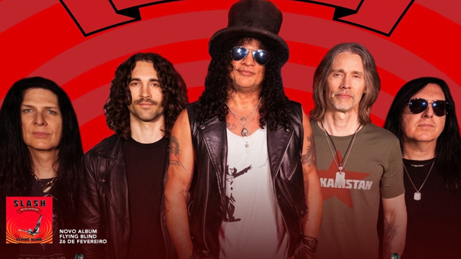 Slash ft. Myles Kennedy and The Conspirators anuncia novo álbum e confirma turnê com quatro shows no Brasil